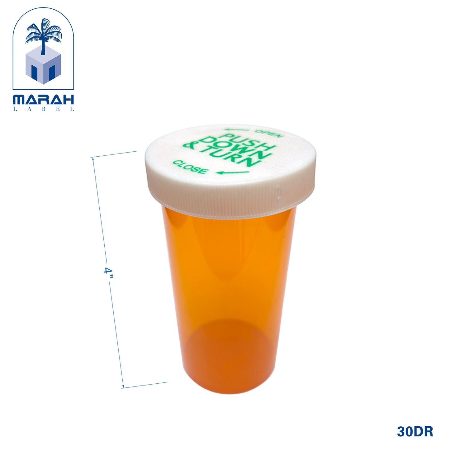 30 dram container for pharmaceutical prescriptions