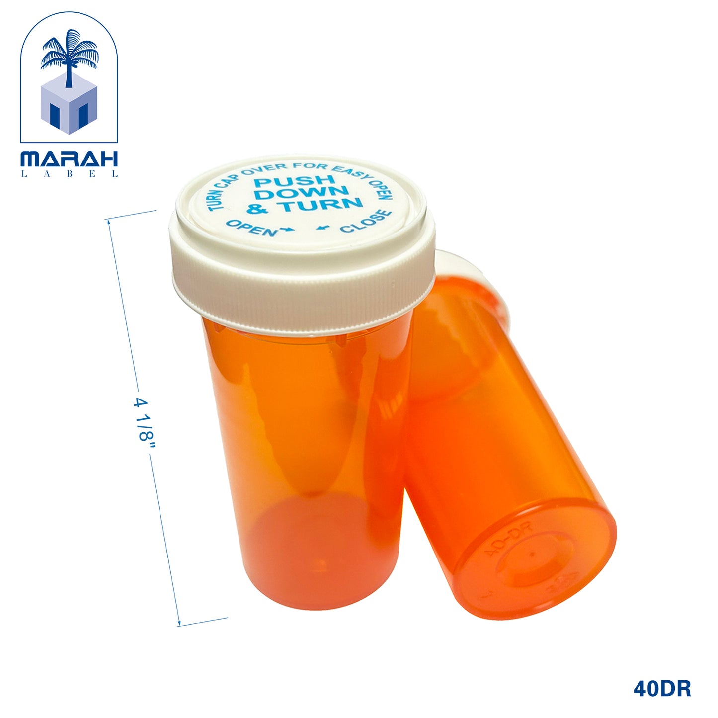 40 Dram vial for pharmacy use