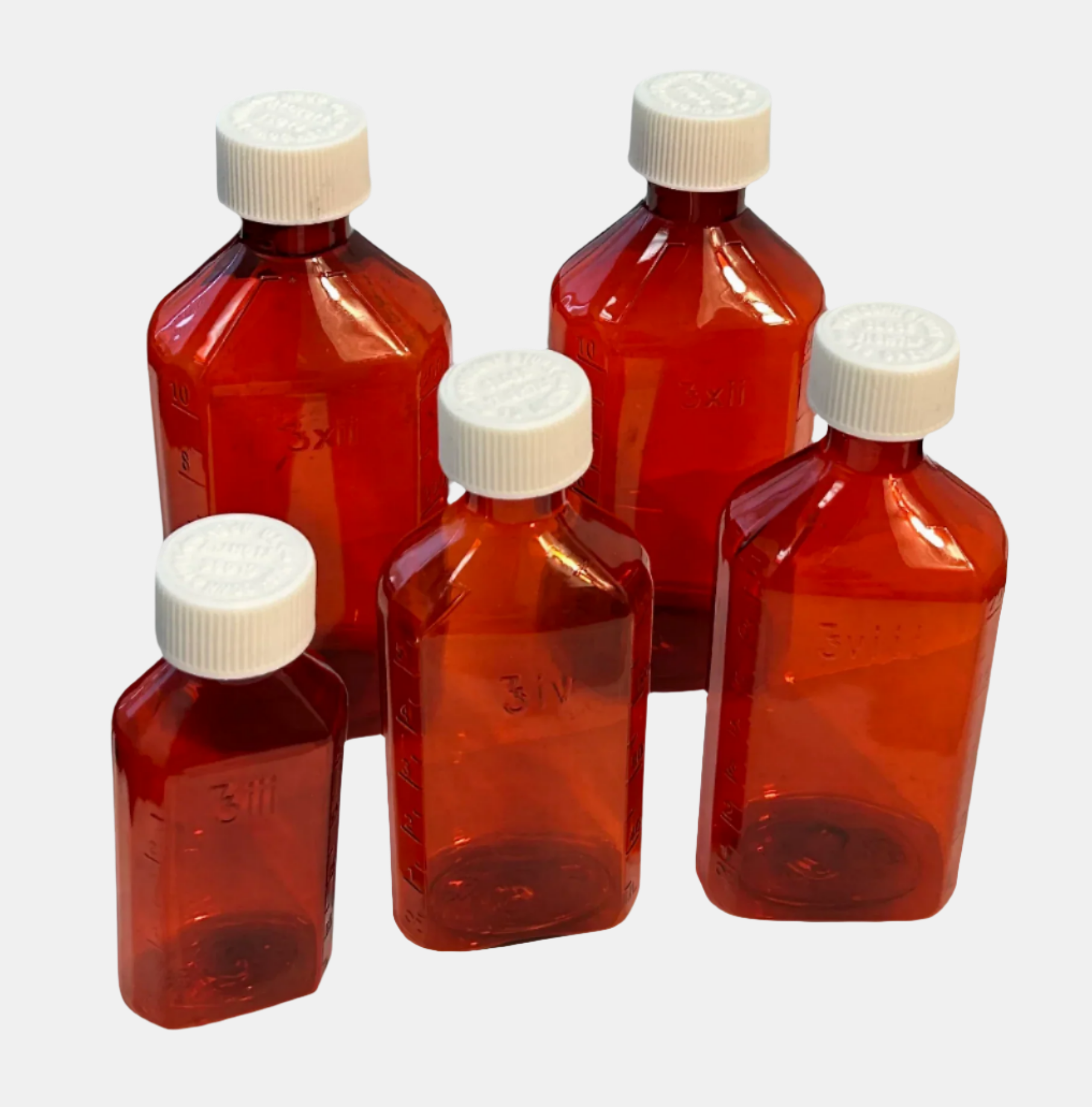 syrup medicine bottles