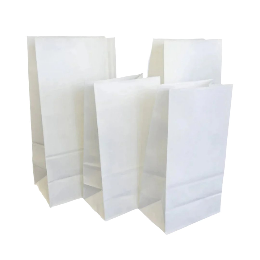 White Paper Bags in various sizes