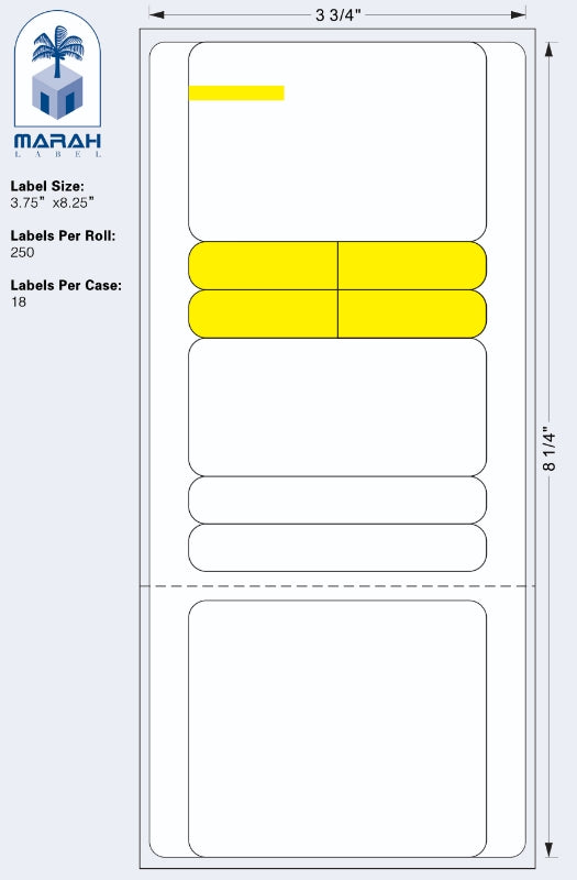 Standard Thermal Label Dimensions